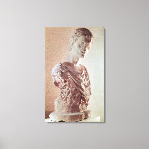 Bust van keizer Frederick II Canvas Afdruk