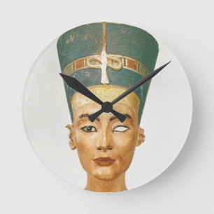 Bust van Koningin Nefertiti, voorste uitzicht, uit Ronde Klok