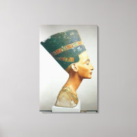 Bust van Koningin Nefertiti, zijdelings uitzicht,
