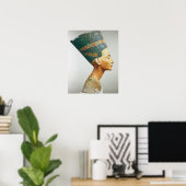 Bust van Koningin Nefertiti, zijdelings uitzicht, Poster (Thuiskantoor)