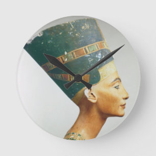 Bust van Koningin Nefertiti, zijdelings uitzicht, Ronde Klok