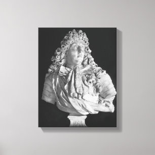 Bust van Louis XIV 1679 Canvas Afdruk