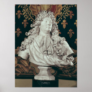 Bust van Louis XIV 1686 Poster