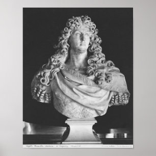 Bust van Louis XIV c.1678-81 Poster