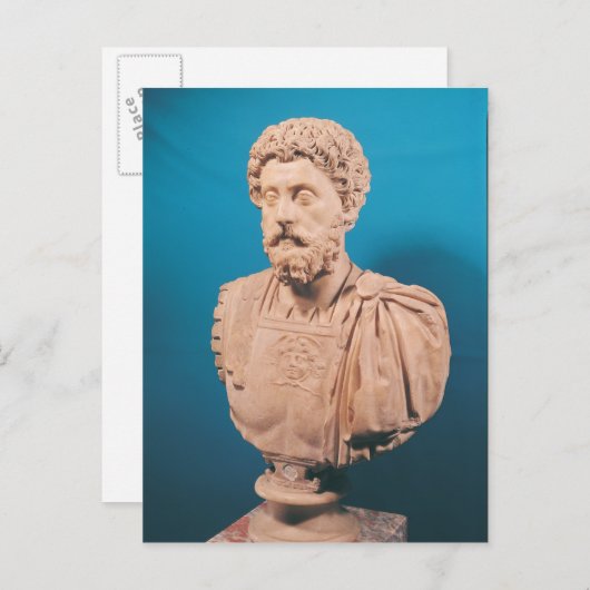 Bust van Marcus Aurelius Briefkaart (Voorkant / Achterkant)