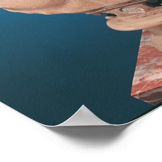 Bust van Marcus Aurelius Poster (Hoek)