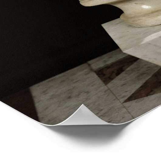 Bust van Marcus Claudius Tacitus Poster (Hoek)