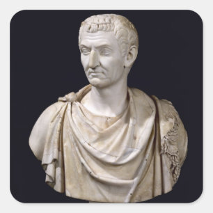 Bust van Marcus Cocceius Nerva Vierkante Sticker