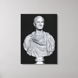 Bust van Marcus Licinius Crassus Canvas Afdruk
