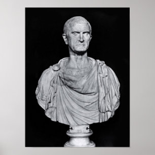 Bust van Marcus Licinius Crassus Poster