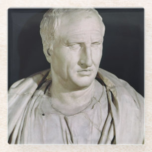 Bust van Marcus Tullius Cicero Glazen Onderzetter