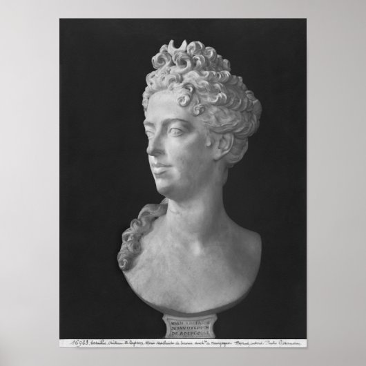 Bust van Marie-Adelaide de Savoie Poster (Voorkant)