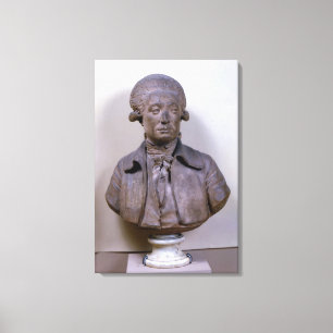 Bust van Marie Jean Antoine Nicolas Canvas Afdruk