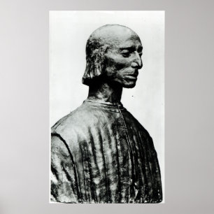 Bust van Niccolo Machiavelli Poster