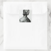 Bust van Niccolo Machiavelli Vierkante Sticker (Tas)