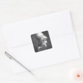 Bust van Pericles, gegraveerd door Giuseppe Cozzi Vierkante Sticker (Envelop)