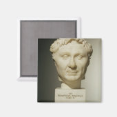Bust van Pompey (106-48 BC) c.60 BC (marmer) Magneet (Voorkant / Achterkant)