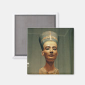 Bust van Queen Nefertiti, voorste uitzicht Magneet (Voorkant / Achterkant)