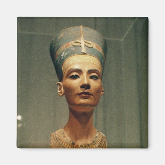 Bust van Queen Nefertiti, voorste uitzicht Magneet (Voorkant)