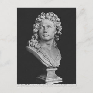 Bust van Robert de Cotte, 1707 Briefkaart