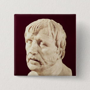 Bust van Seneca Vierkante Button 5,1 Cm