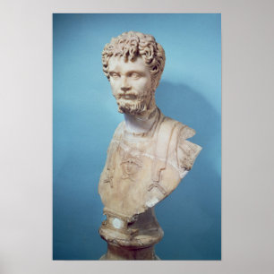 Bust van Septimus Severus Poster