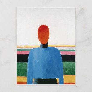 Bust van Vrouw Briefkaart