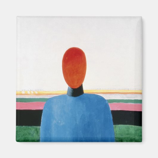 Bust van Vrouw Magneet (Voorkant)