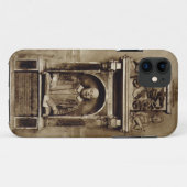 Bust van William Shakespeare (1564-1616) en inscri Case-Mate iPhone Case (Achterkant (horizontaal))