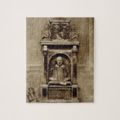 Bust van William Shakespeare (1564-1616) en inscri Legpuzzel (Verticaal)