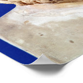 Bust van Zeno of Citium Poster (Hoek)