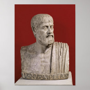 Bust wordt verondersteld Flavius Claudius Julianus Poster