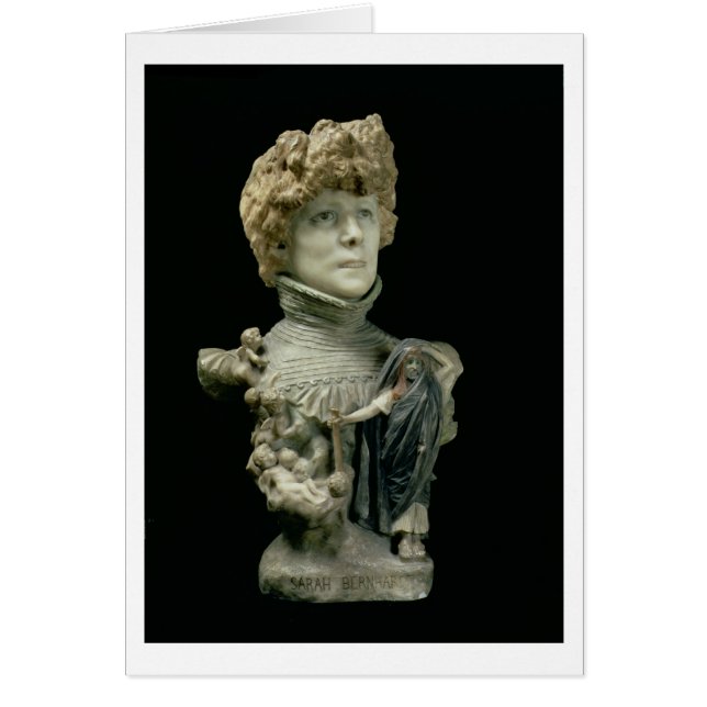 Buste de portrait de Sarah Bernhardt (1844-1923) (Devant)