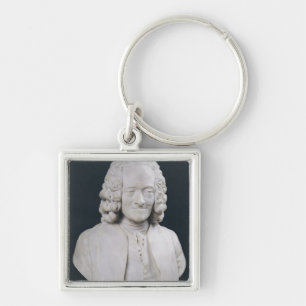 Buste van Francois Marie Arouet de Voltaire 1778 Sleutelhanger