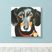 Buster 2012 canvas afdruk (Insitu (Houten vloer))