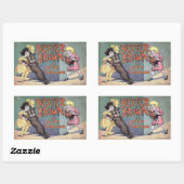 Buster Brown Rechthoekige Sticker (Vel)