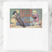 Buster Brown Rechthoekige Sticker (Tas)