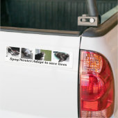 Buster- en Gabe-bumpersticker Bumpersticker (Op Truck)