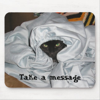 Buster in Bed - mousepad Muismat