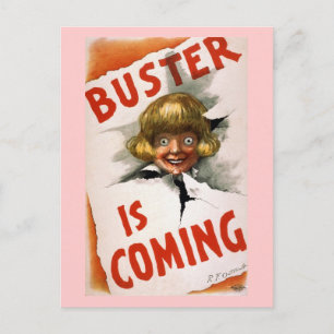 Buster komt  Theater Poster Briefkaart