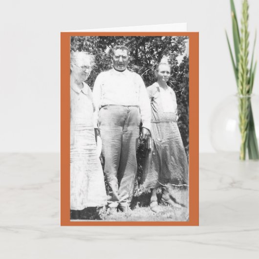 Busting at the Seams Kaart (Voorkant)