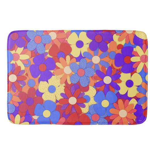 Bustling Bouquet Bath Mat (Voorkant)