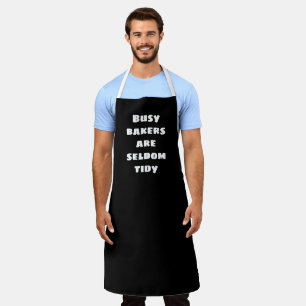 Busy Bakers zijn zelden Tidy White Schort