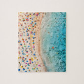 Busy Beach Jigsaw Puzzle (Vertical)