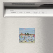 Busy Beach Magneet (Insitu (Vaatwasser))