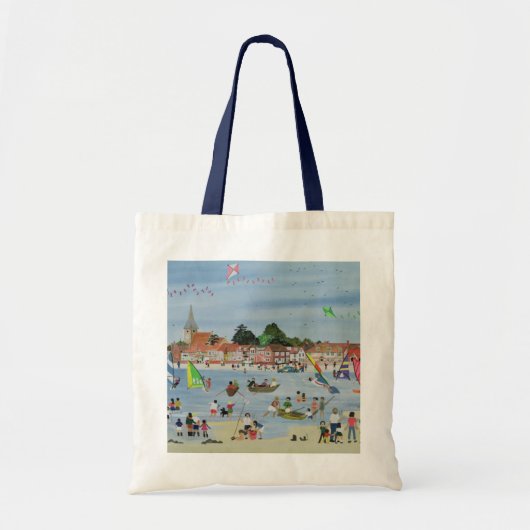 Busy Beach Tote Bag (Voorkant)