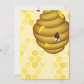 Busy Bee Birthday Invitation Card (Dos)