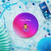 Busy Bee Birthday Papieren Bordje (Feest)