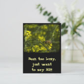 Busy Bee Briefkaart (Staand voorkant)