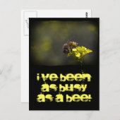 Busy Bee Briefkaart (Voorkant / Achterkant)